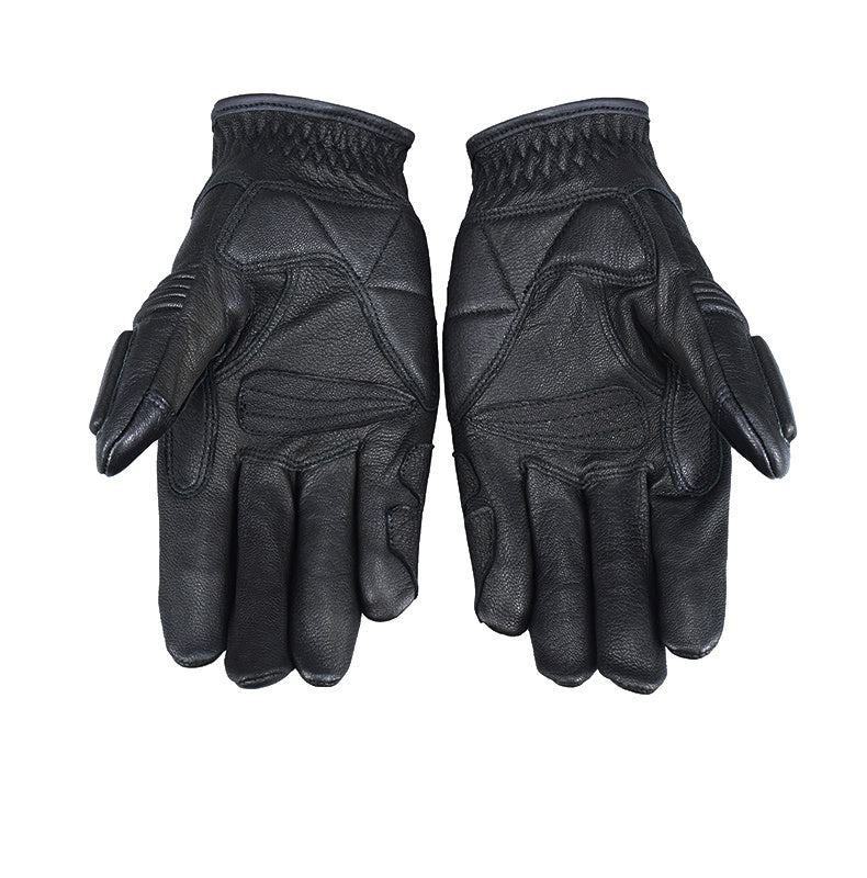 Motorcycle Four Seasons Motorcycle Retro Breathable Anti-fall Gloves