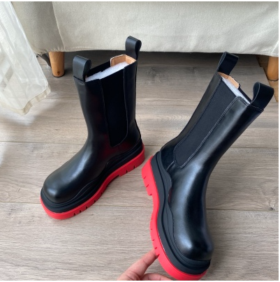 British Motorcycle Boots Platform Martin Boots