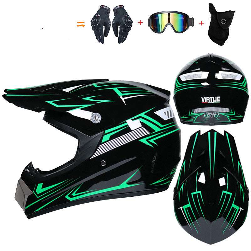 Full Cover Four Seasons Off-road Helmet Racing Downhill Cap Kart