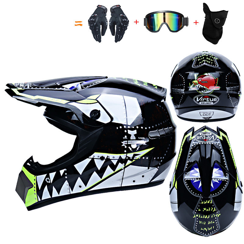 Full Cover Four Seasons Off-road Helmet Racing Downhill Cap Kart