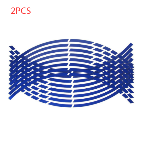 18 Inch car rim wheel with motorcycle rim sticker