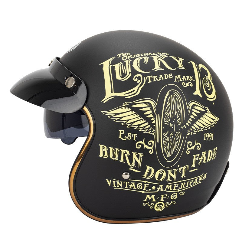 Retro Outdoor Riding Helmet For Men And Women