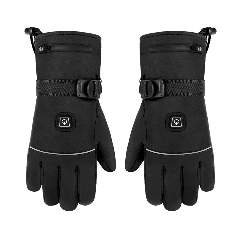 Winter Electric Motorcycle Heated Touch Screen Gloves