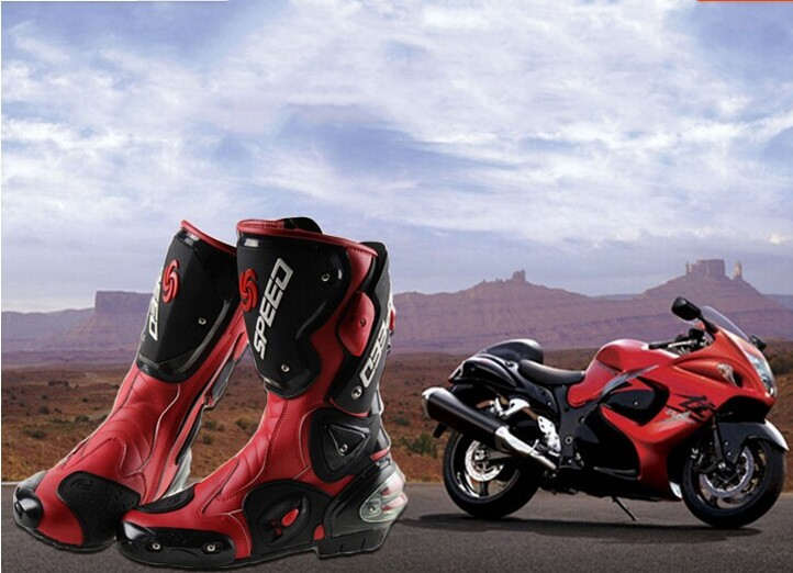 Four seasons men's off-road motorcycle boots