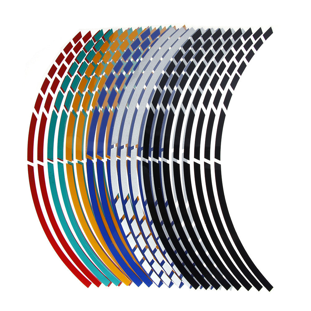 18 Inch car rim wheel with motorcycle rim sticker