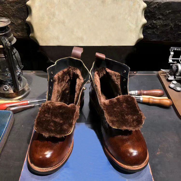Japanese Retro Paratrooper Motorcycle Boots