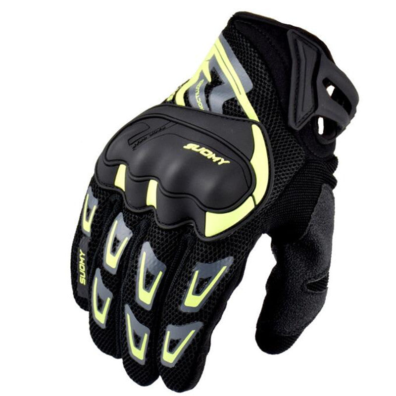 Motorcycle Touch Screen Gloves With Thin Mesh