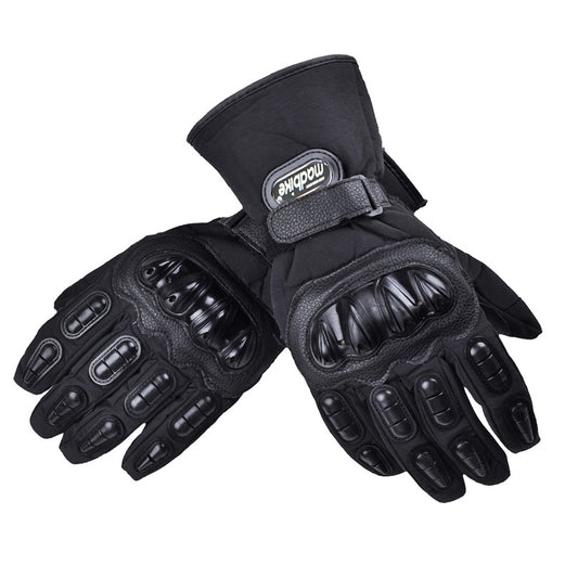 Motorcycle waterproof gloves keep warm in winter