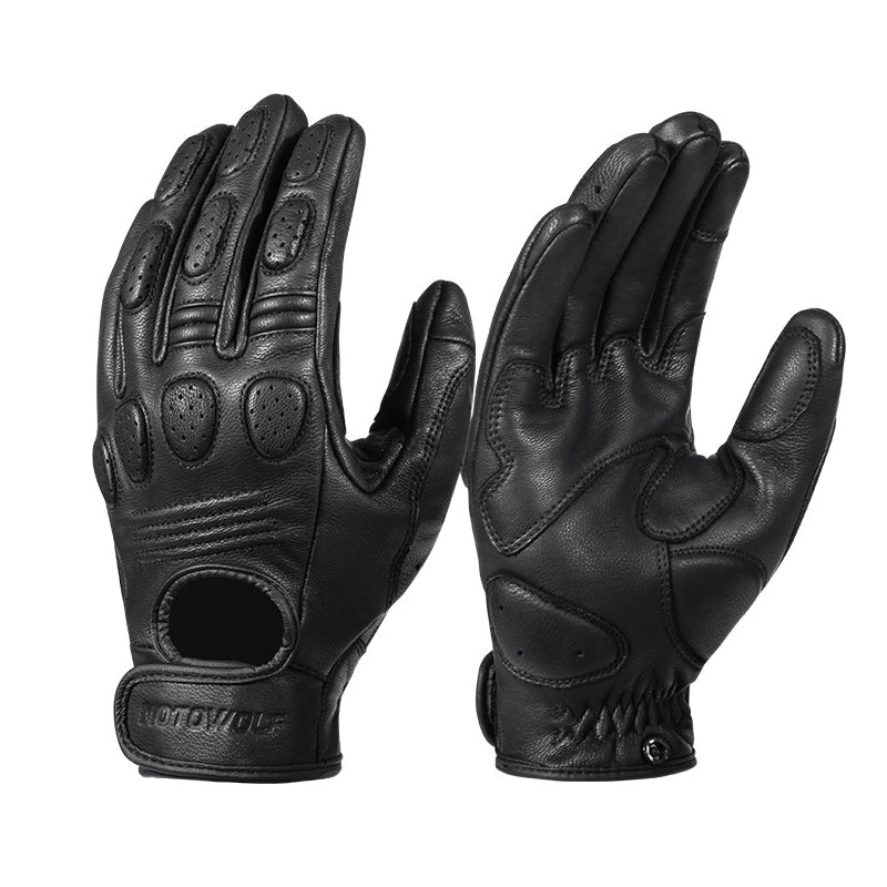 Off-road Racing Protective Motorcycle Leather Gloves