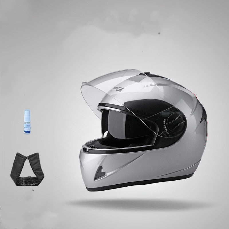 Electric Battery Motorcycle Anti-Fog Helmet Full Face Helmet
