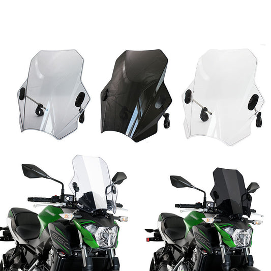 New Transparent Grey Black Motorcycle Windshield Glass