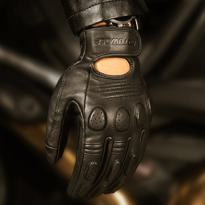Off-road Racing Protective Motorcycle Leather Gloves