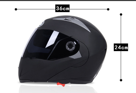 Motorcycle Helmet Half Helmet Anti-fog Sunscreen Double Lens Full Face Helmet