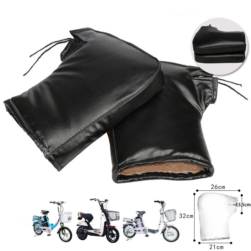 Winter Thickened Waterproof Windproof And Warm Motorcycle Gloves