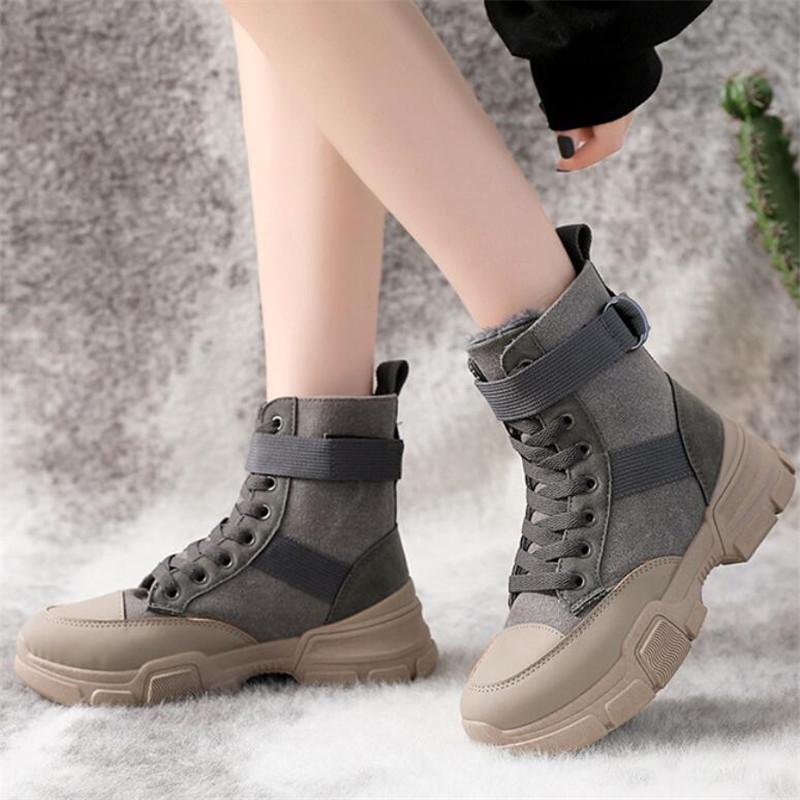 High-top canvas motorcycle boots