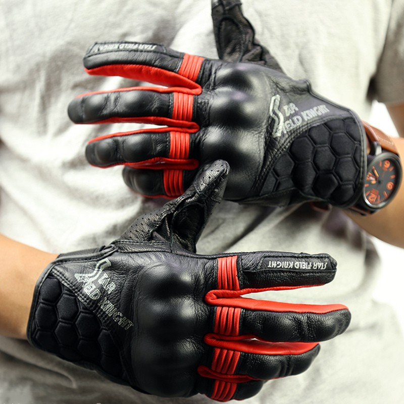 Leather Gloves Motorcycle Gloves Riding Gloves