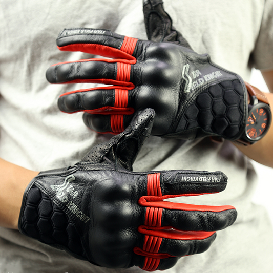 Leather Gloves Motorcycle Gloves Riding Gloves