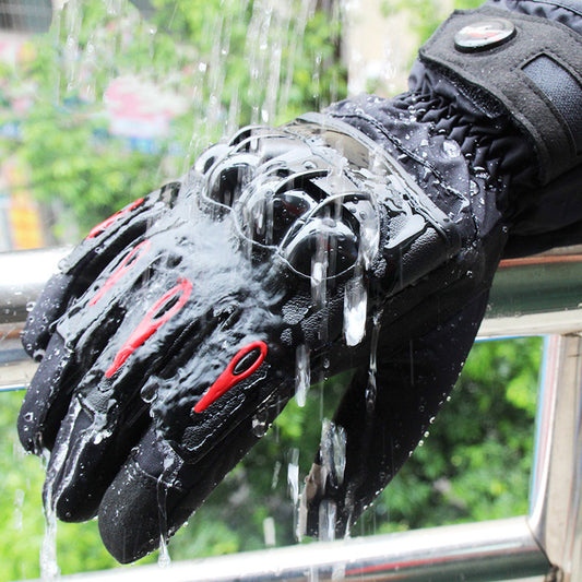 Motorcycle Warm Gloves Waterproof And Drop-proof Outdoor Riding