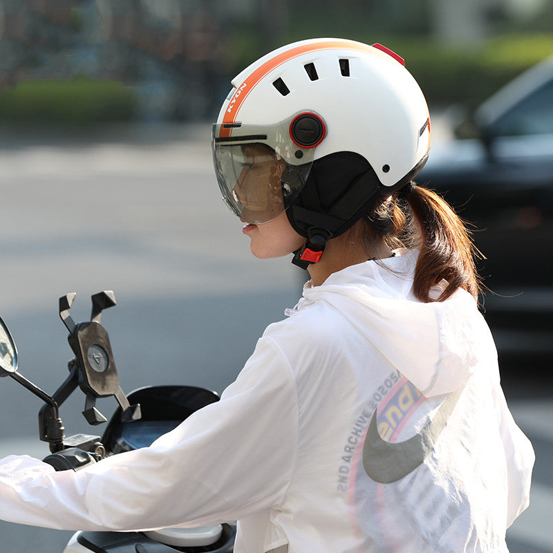 New Fashion Electric Car Helmet For Women And Men For All Seasons