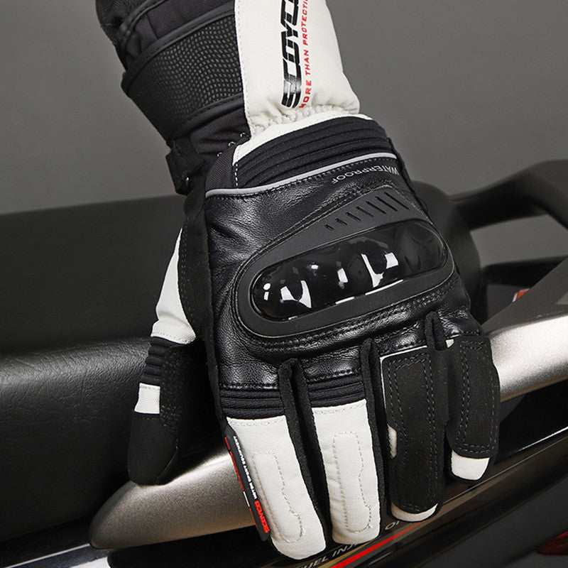 Waterproof And Warm Motorcycle Riding Gloves